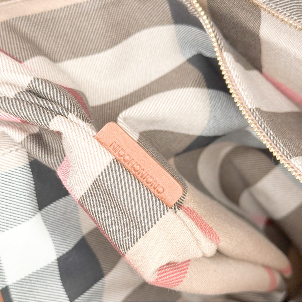 Authentic Burberry Stonewell Canvas Tote *Mint Condition* - Picture 12 of 13